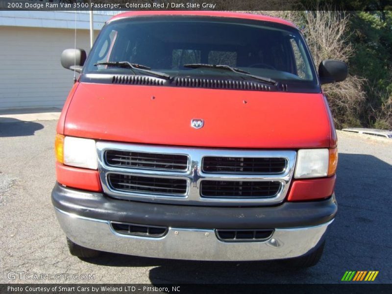 Colorado Red / Dark Slate Gray 2002 Dodge Ram Van 3500 Passenger