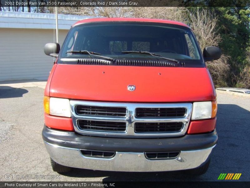 Colorado Red / Dark Slate Gray 2002 Dodge Ram Van 3500 Passenger