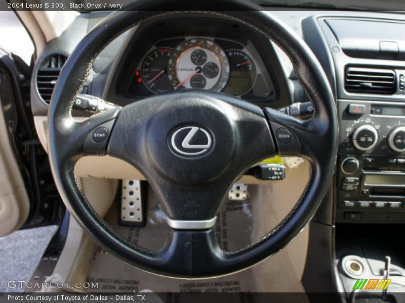 Black Onyx / Ivory 2004 Lexus IS 300