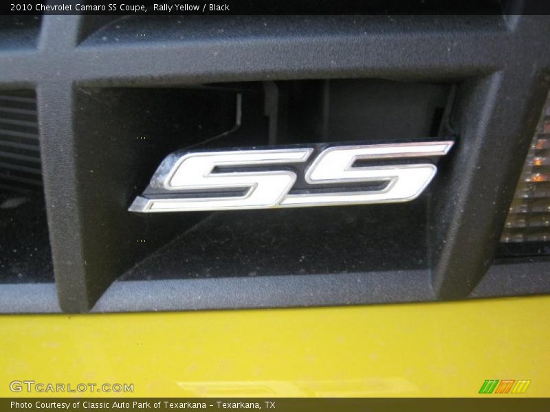 Rally Yellow / Black 2010 Chevrolet Camaro SS Coupe