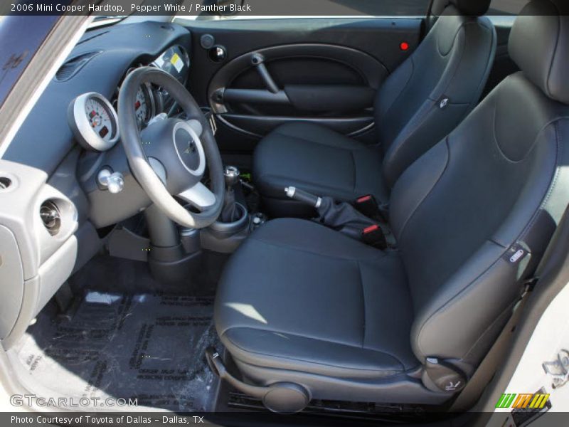 Pepper White / Panther Black 2006 Mini Cooper Hardtop