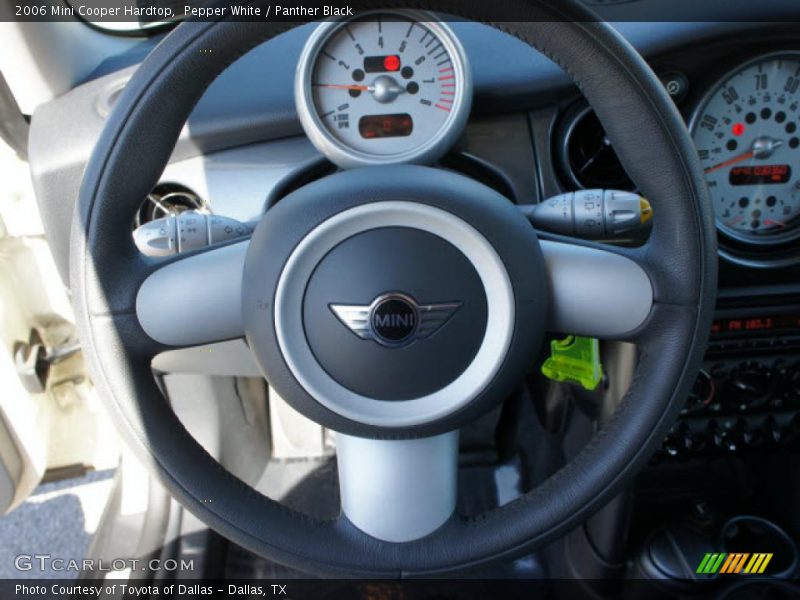 Pepper White / Panther Black 2006 Mini Cooper Hardtop