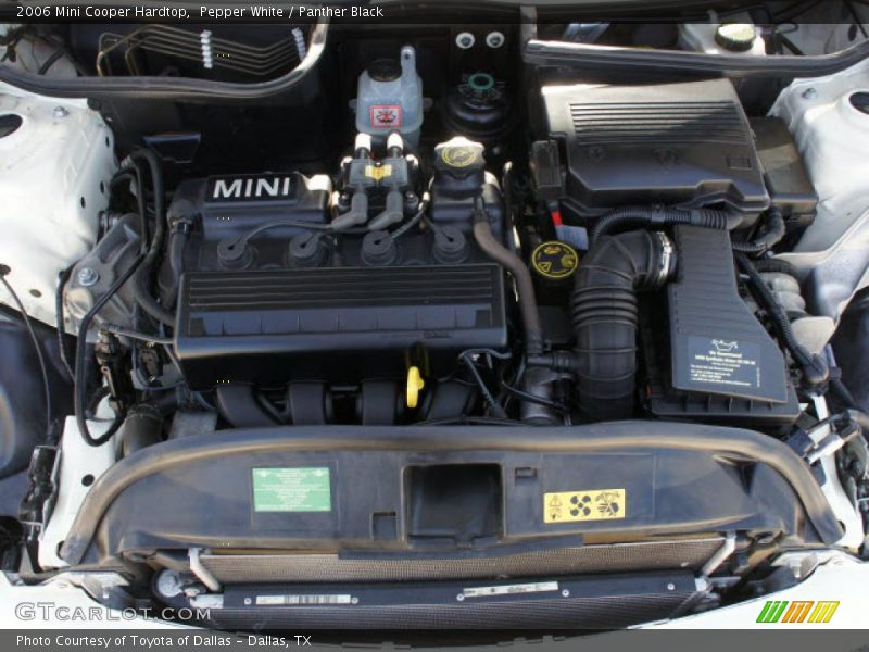 Pepper White / Panther Black 2006 Mini Cooper Hardtop