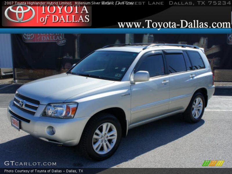 Millenium Silver Metallic / Ash Gray 2007 Toyota Highlander Hybrid Limited