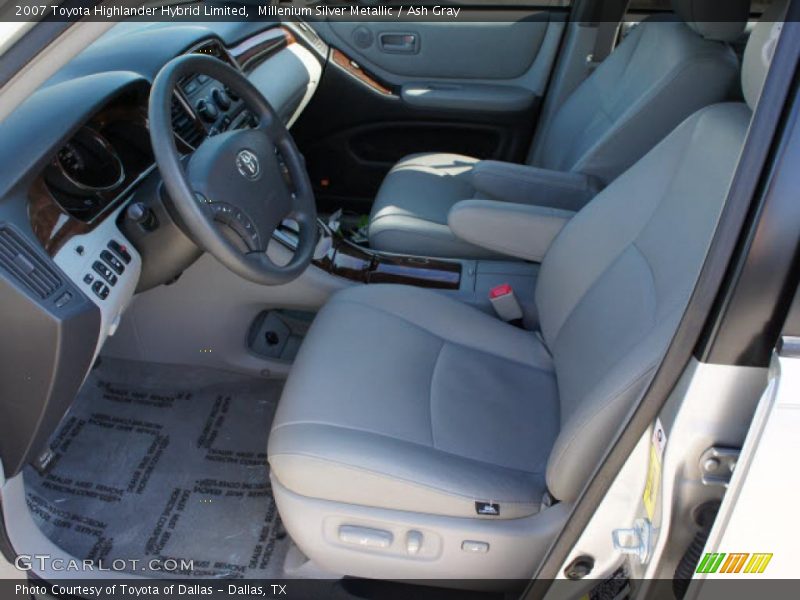  2007 Highlander Hybrid Limited Ash Gray Interior