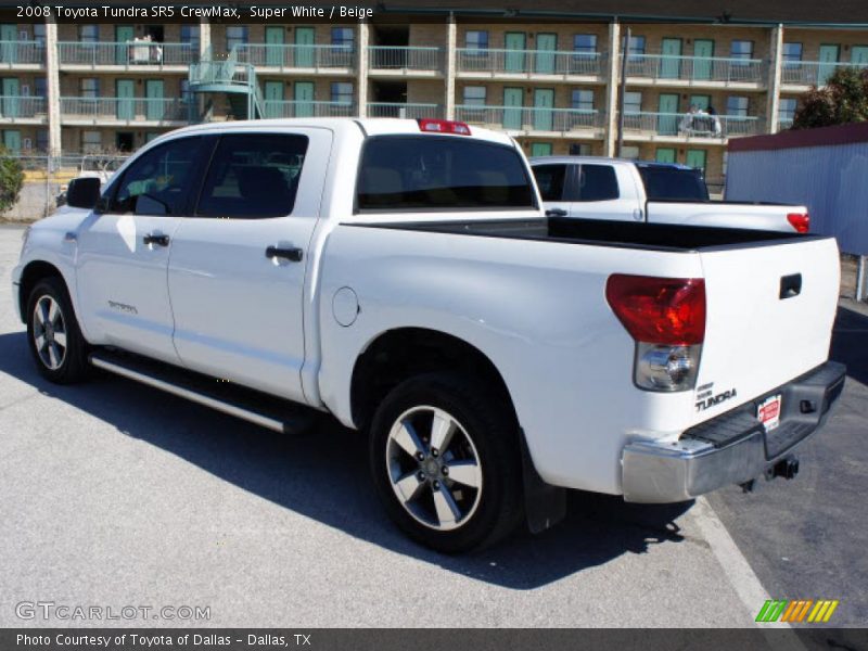 Super White / Beige 2008 Toyota Tundra SR5 CrewMax