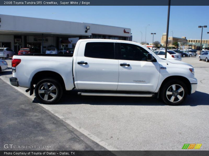 Super White / Beige 2008 Toyota Tundra SR5 CrewMax