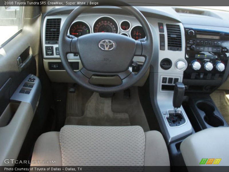 Super White / Beige 2008 Toyota Tundra SR5 CrewMax