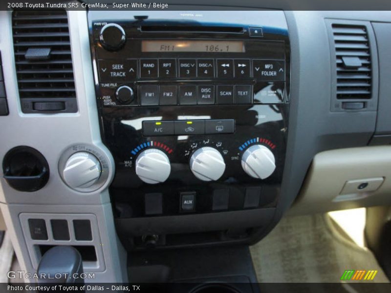Super White / Beige 2008 Toyota Tundra SR5 CrewMax