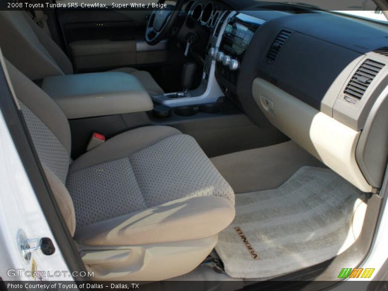 Super White / Beige 2008 Toyota Tundra SR5 CrewMax