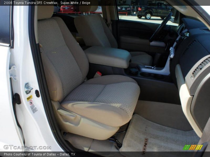 Super White / Beige 2008 Toyota Tundra SR5 CrewMax