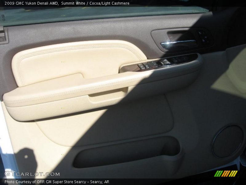 Summit White / Cocoa/Light Cashmere 2009 GMC Yukon Denali AWD