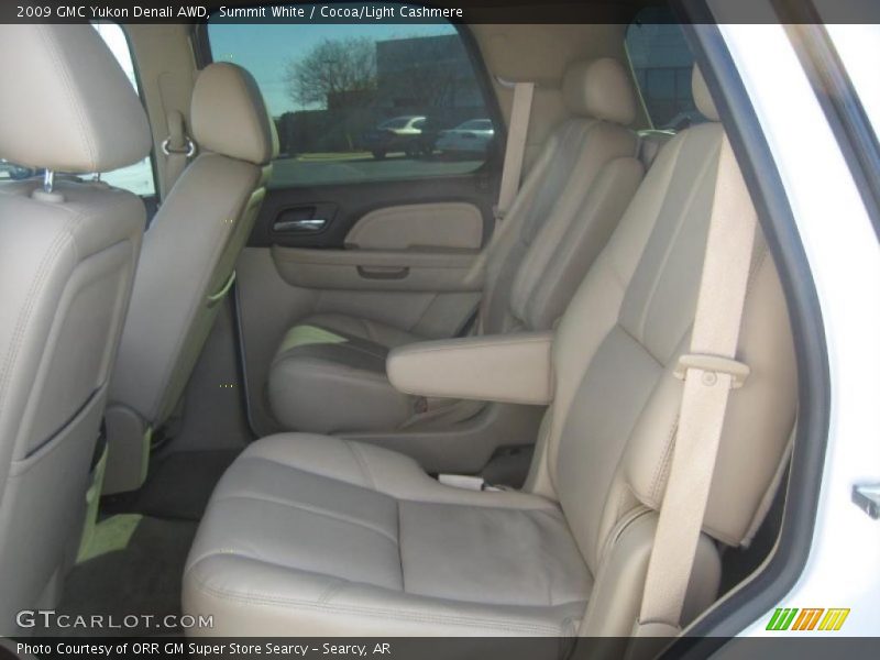Summit White / Cocoa/Light Cashmere 2009 GMC Yukon Denali AWD