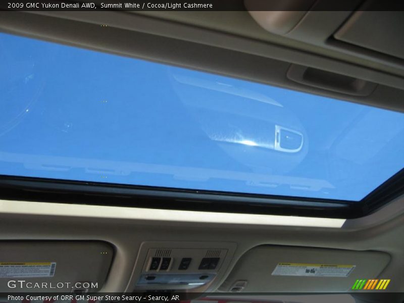 Summit White / Cocoa/Light Cashmere 2009 GMC Yukon Denali AWD