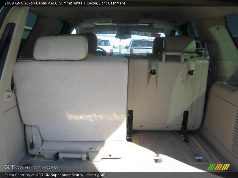 Summit White / Cocoa/Light Cashmere 2009 GMC Yukon Denali AWD
