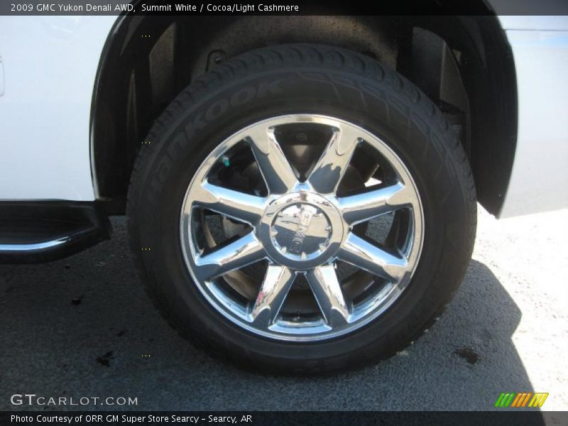 Summit White / Cocoa/Light Cashmere 2009 GMC Yukon Denali AWD