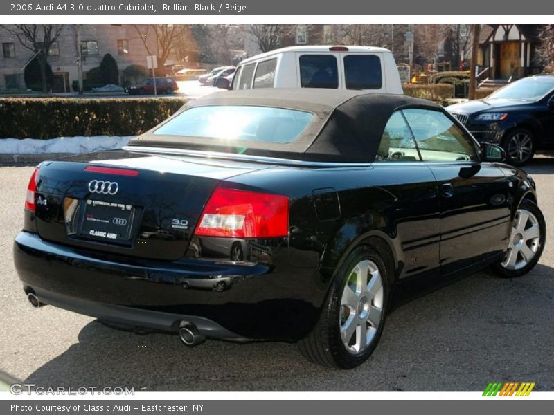 Brilliant Black / Beige 2006 Audi A4 3.0 quattro Cabriolet