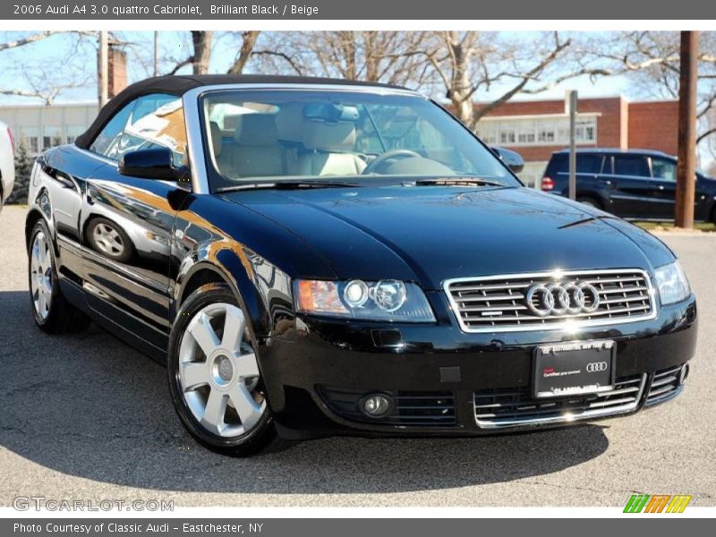 Front 3/4 View of 2006 A4 3.0 quattro Cabriolet