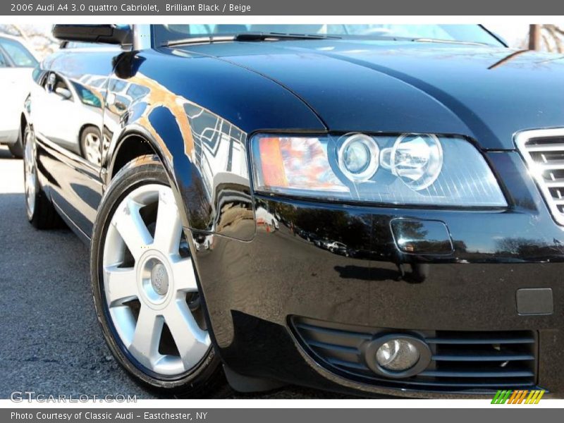 Brilliant Black / Beige 2006 Audi A4 3.0 quattro Cabriolet