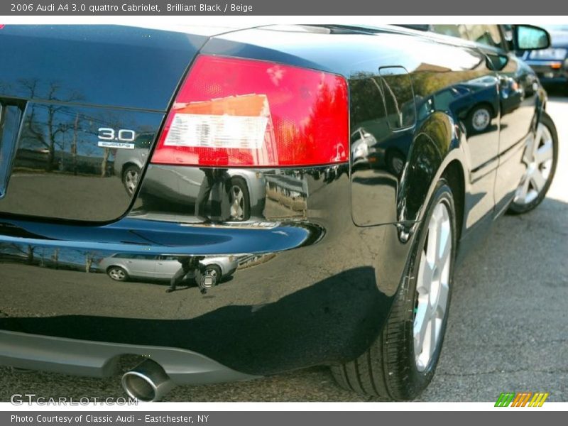 Brilliant Black / Beige 2006 Audi A4 3.0 quattro Cabriolet
