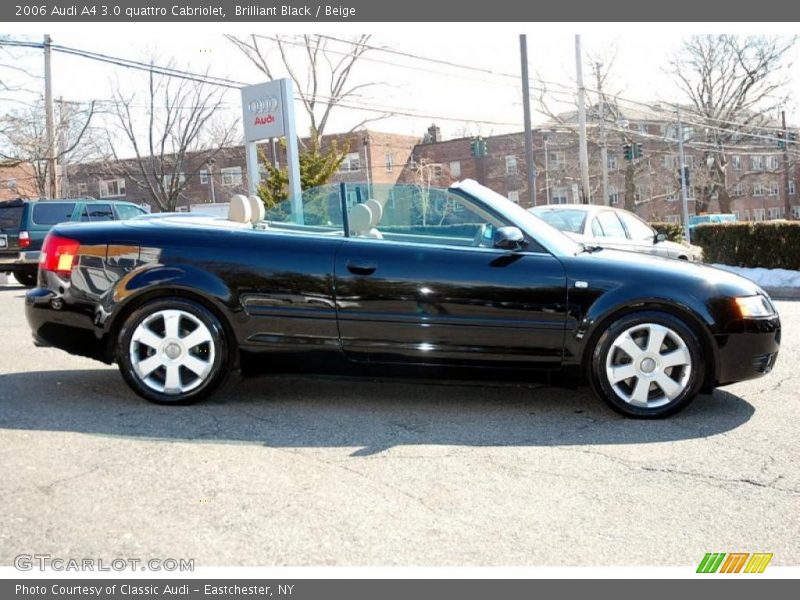 Brilliant Black / Beige 2006 Audi A4 3.0 quattro Cabriolet