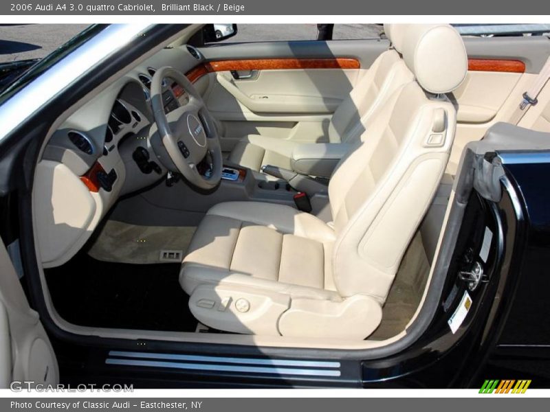  2006 A4 3.0 quattro Cabriolet Beige Interior