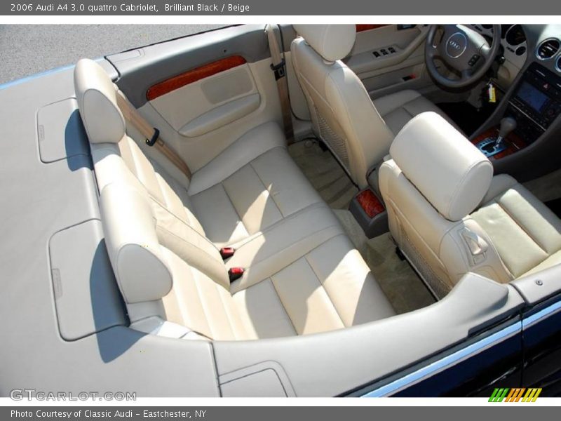  2006 A4 3.0 quattro Cabriolet Beige Interior
