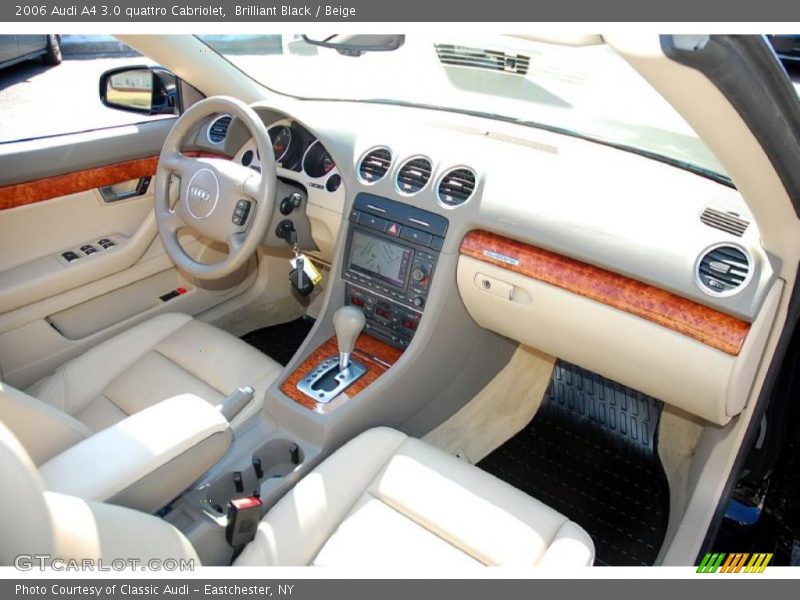 Dashboard of 2006 A4 3.0 quattro Cabriolet