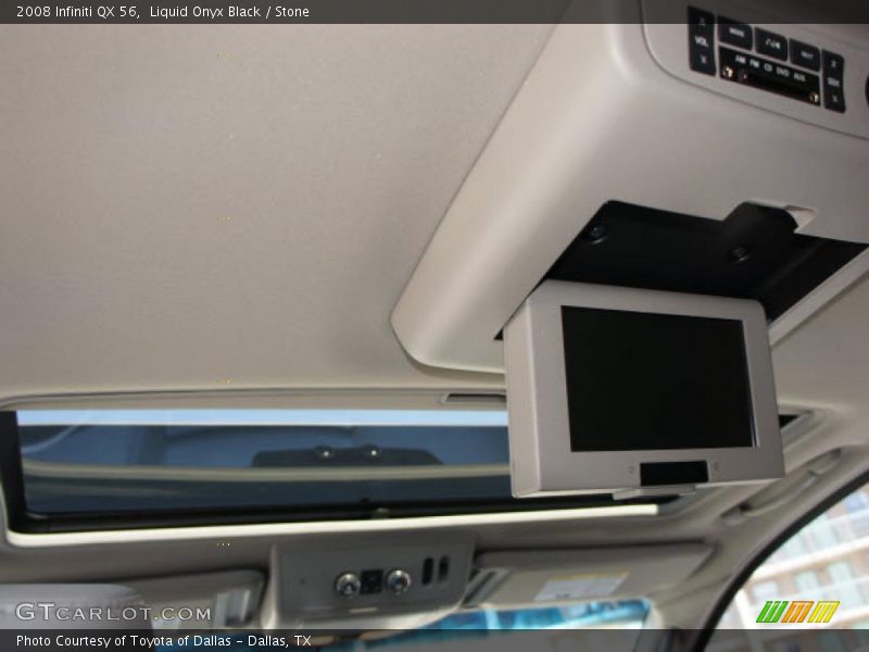Liquid Onyx Black / Stone 2008 Infiniti QX 56