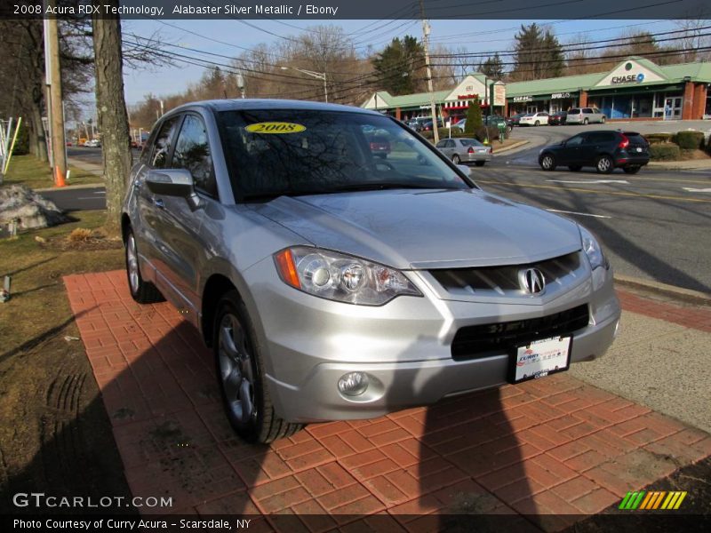 Alabaster Silver Metallic / Ebony 2008 Acura RDX Technology