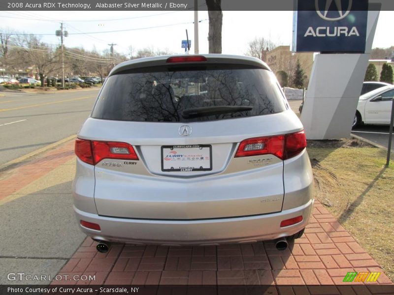 Alabaster Silver Metallic / Ebony 2008 Acura RDX Technology