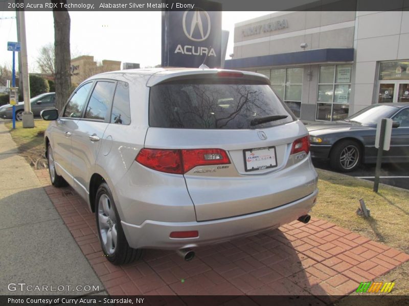Alabaster Silver Metallic / Ebony 2008 Acura RDX Technology