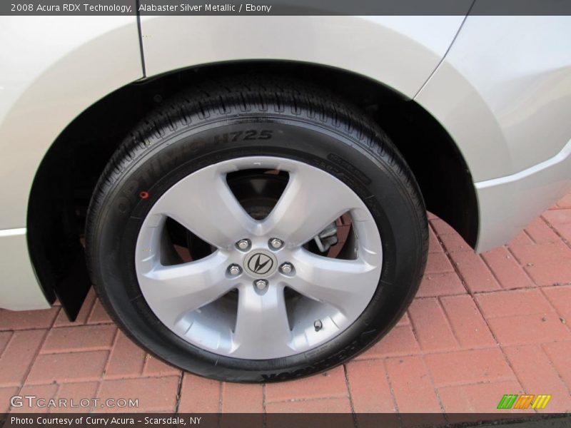 Alabaster Silver Metallic / Ebony 2008 Acura RDX Technology