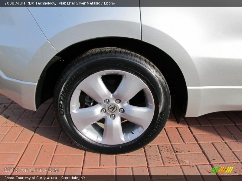Alabaster Silver Metallic / Ebony 2008 Acura RDX Technology