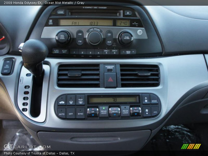 Controls of 2009 Odyssey EX