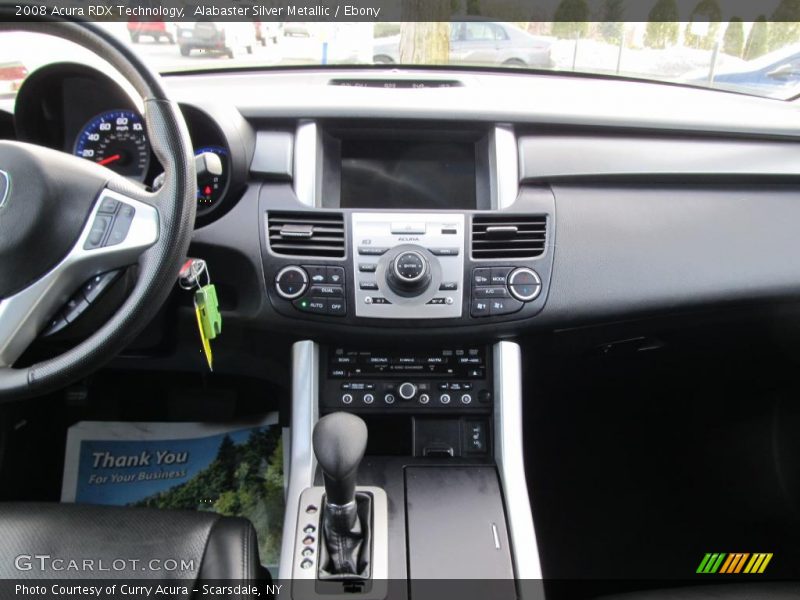 Alabaster Silver Metallic / Ebony 2008 Acura RDX Technology