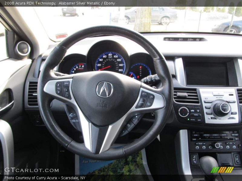 Alabaster Silver Metallic / Ebony 2008 Acura RDX Technology
