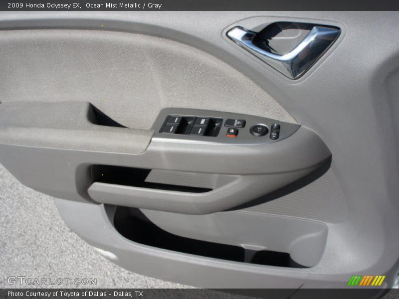 Ocean Mist Metallic / Gray 2009 Honda Odyssey EX