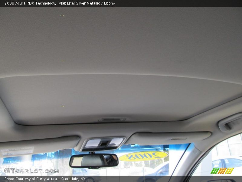 Alabaster Silver Metallic / Ebony 2008 Acura RDX Technology
