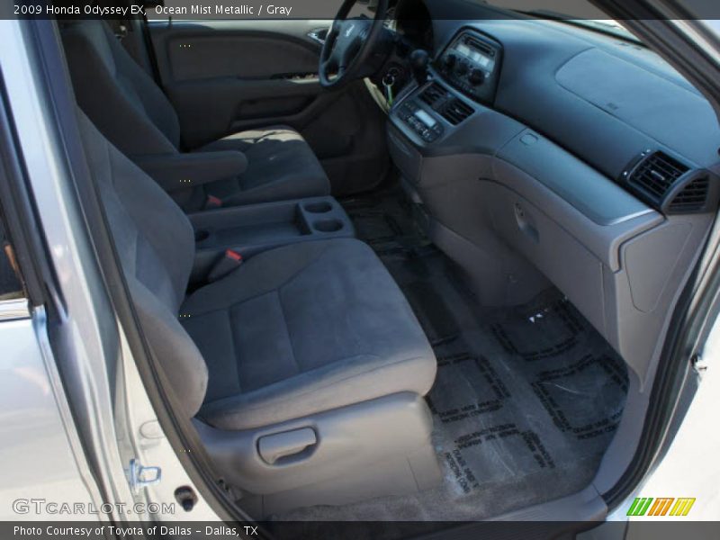 Ocean Mist Metallic / Gray 2009 Honda Odyssey EX