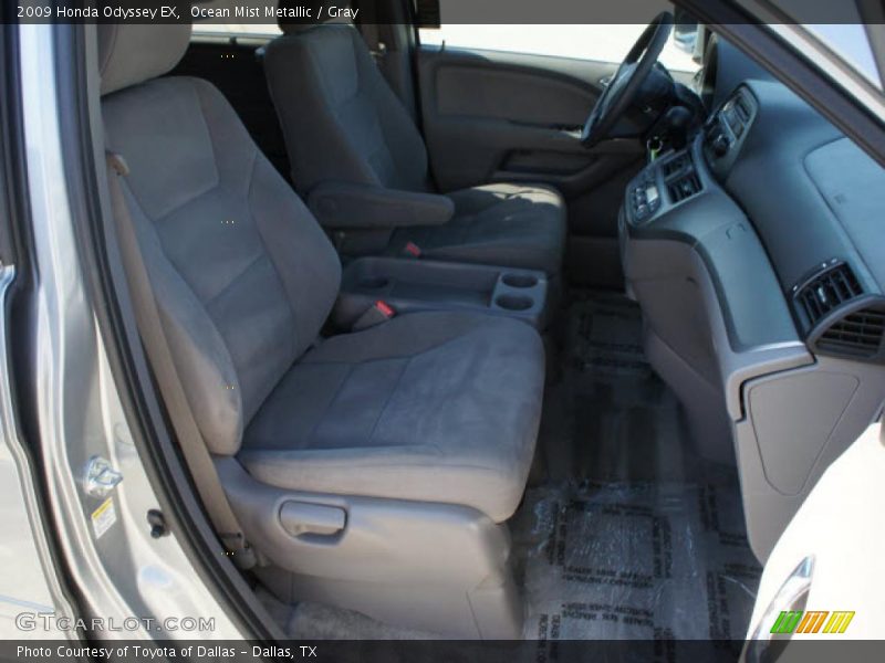 Ocean Mist Metallic / Gray 2009 Honda Odyssey EX
