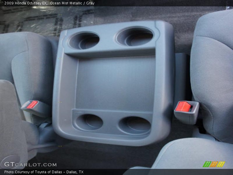 Ocean Mist Metallic / Gray 2009 Honda Odyssey EX