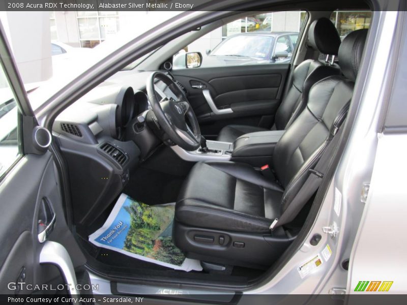 Alabaster Silver Metallic / Ebony 2008 Acura RDX Technology