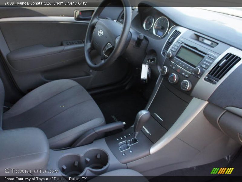 Bright Silver / Gray 2009 Hyundai Sonata GLS