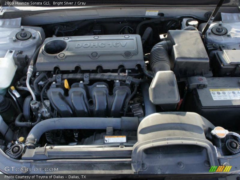 Bright Silver / Gray 2009 Hyundai Sonata GLS