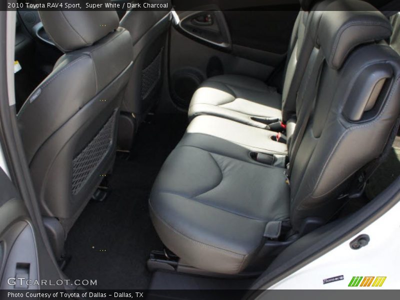 Super White / Dark Charcoal 2010 Toyota RAV4 Sport