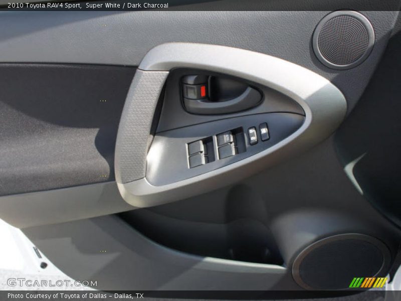 Super White / Dark Charcoal 2010 Toyota RAV4 Sport
