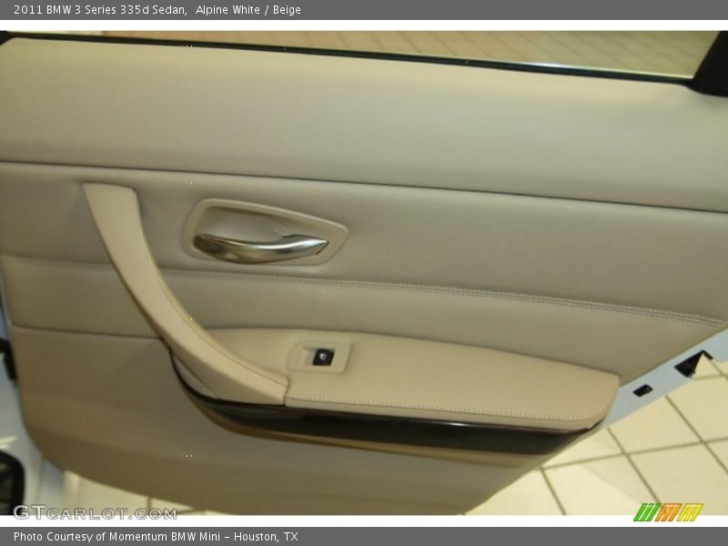Alpine White / Beige 2011 BMW 3 Series 335d Sedan