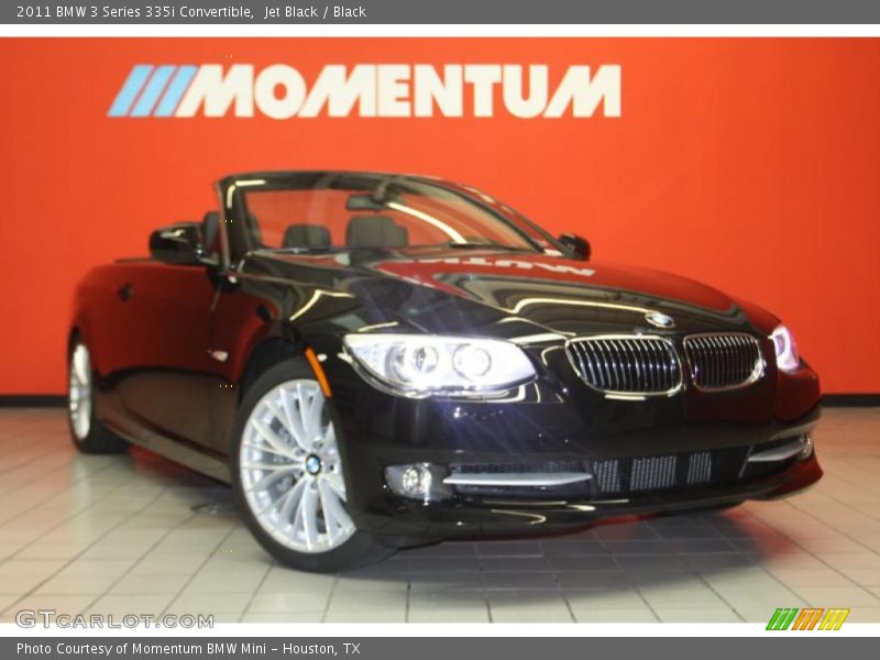Jet Black / Black 2011 BMW 3 Series 335i Convertible