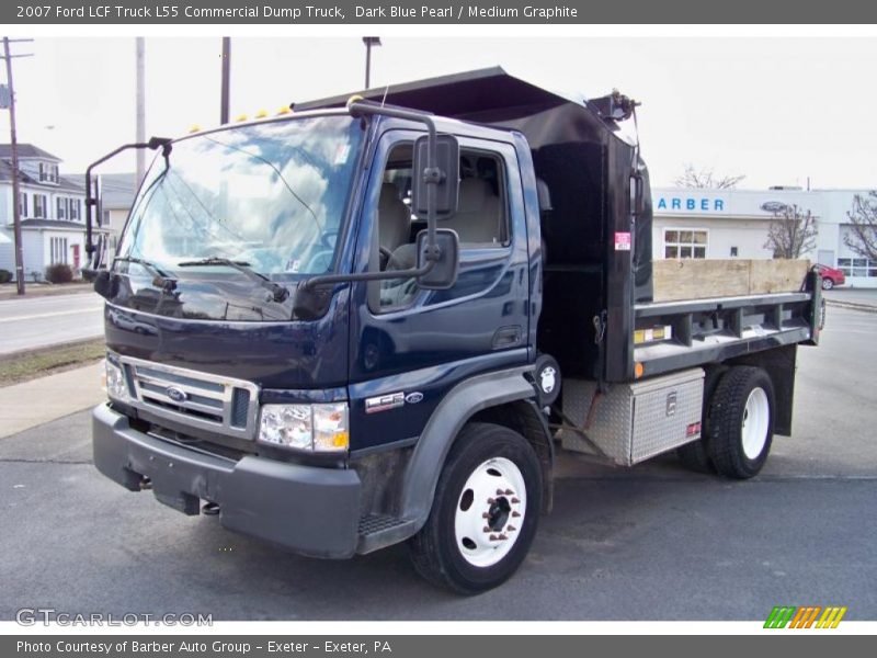 Front 3/4 View of 2007 LCF Truck L55 Commercial Dump Truck